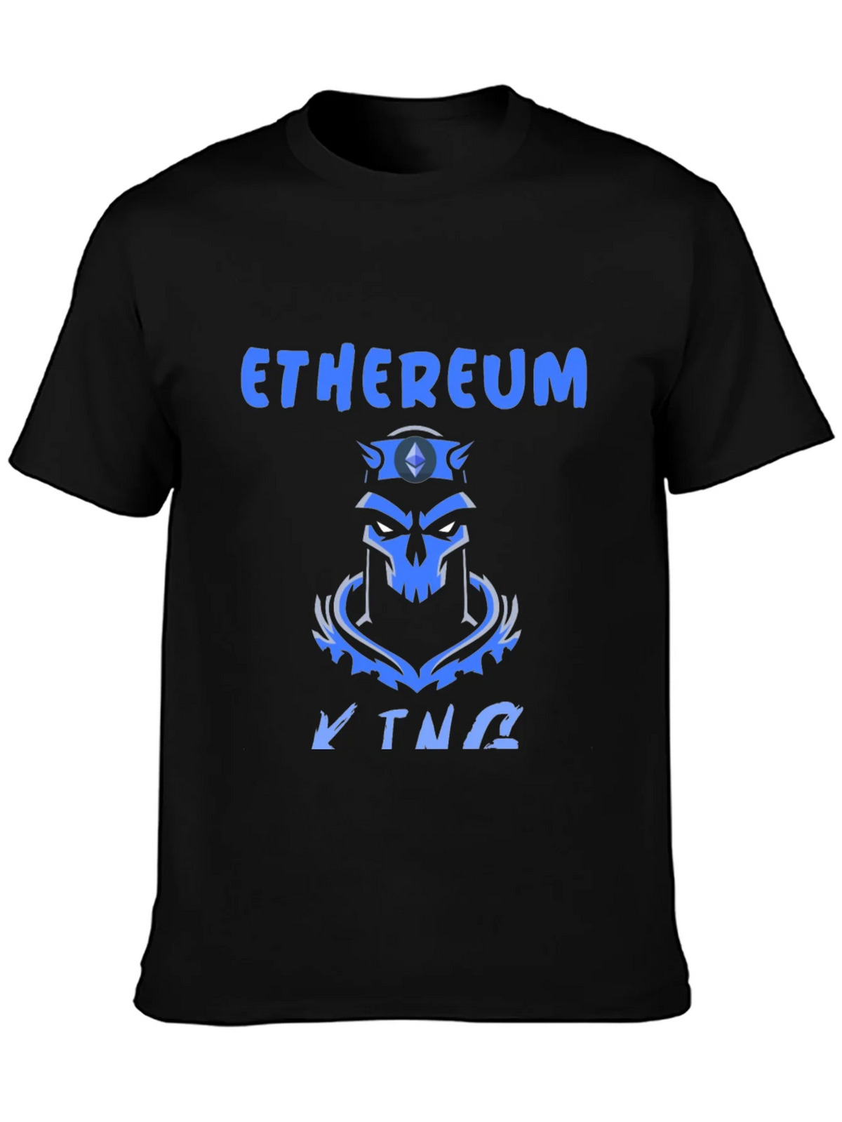 Ethereum King Black T-Shirt product image 3
