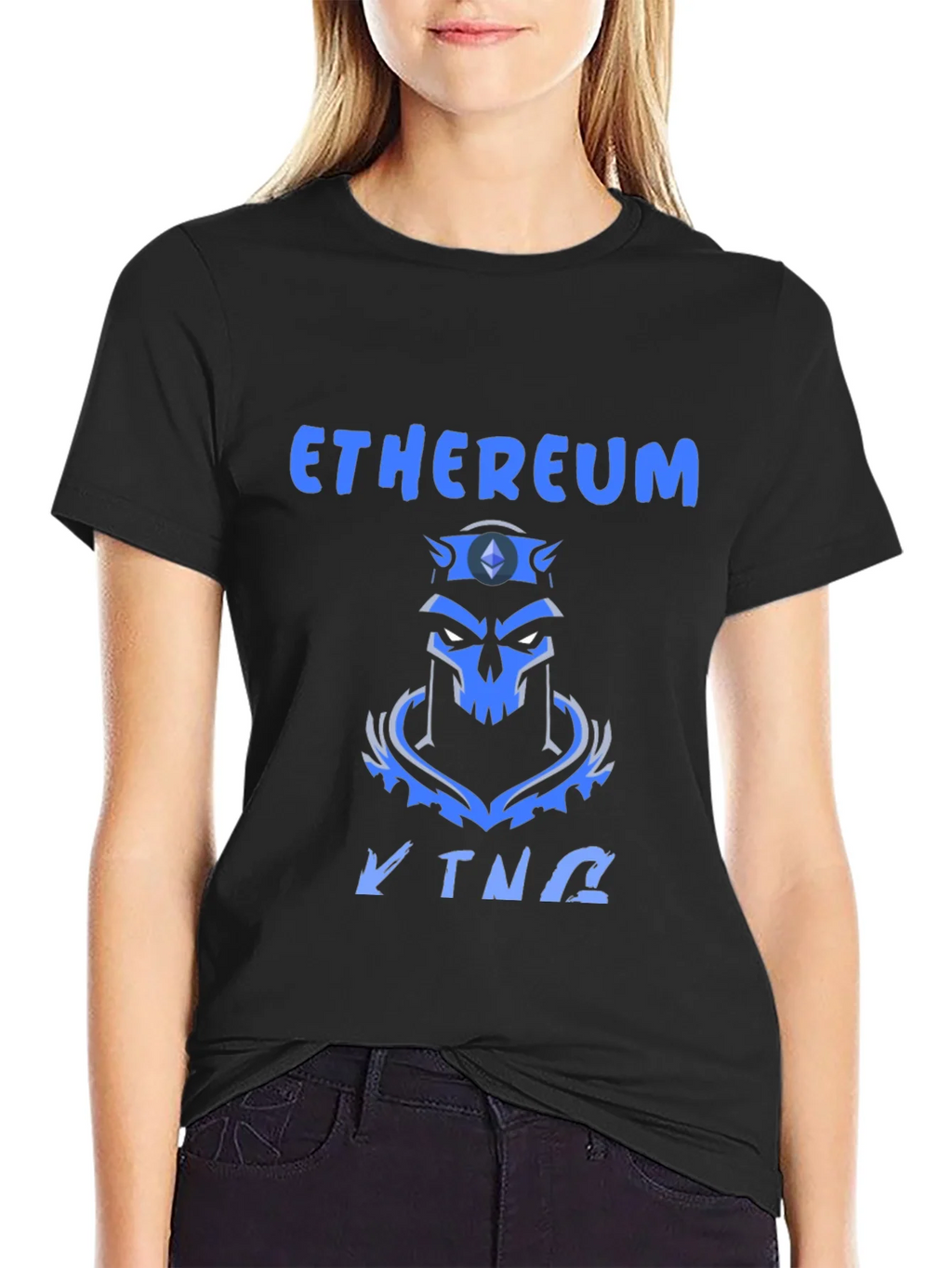 Ethereum King Black T-Shirt product image 2