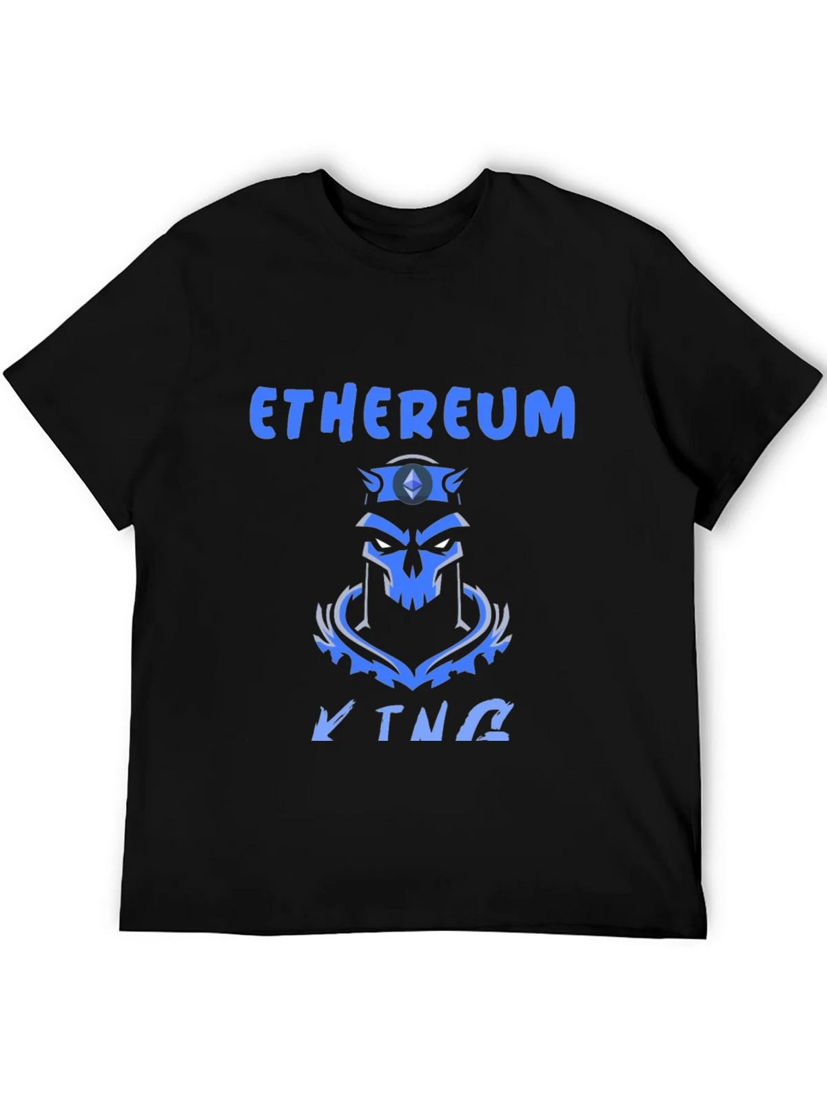 Ethereum King Black T-Shirt product image 5