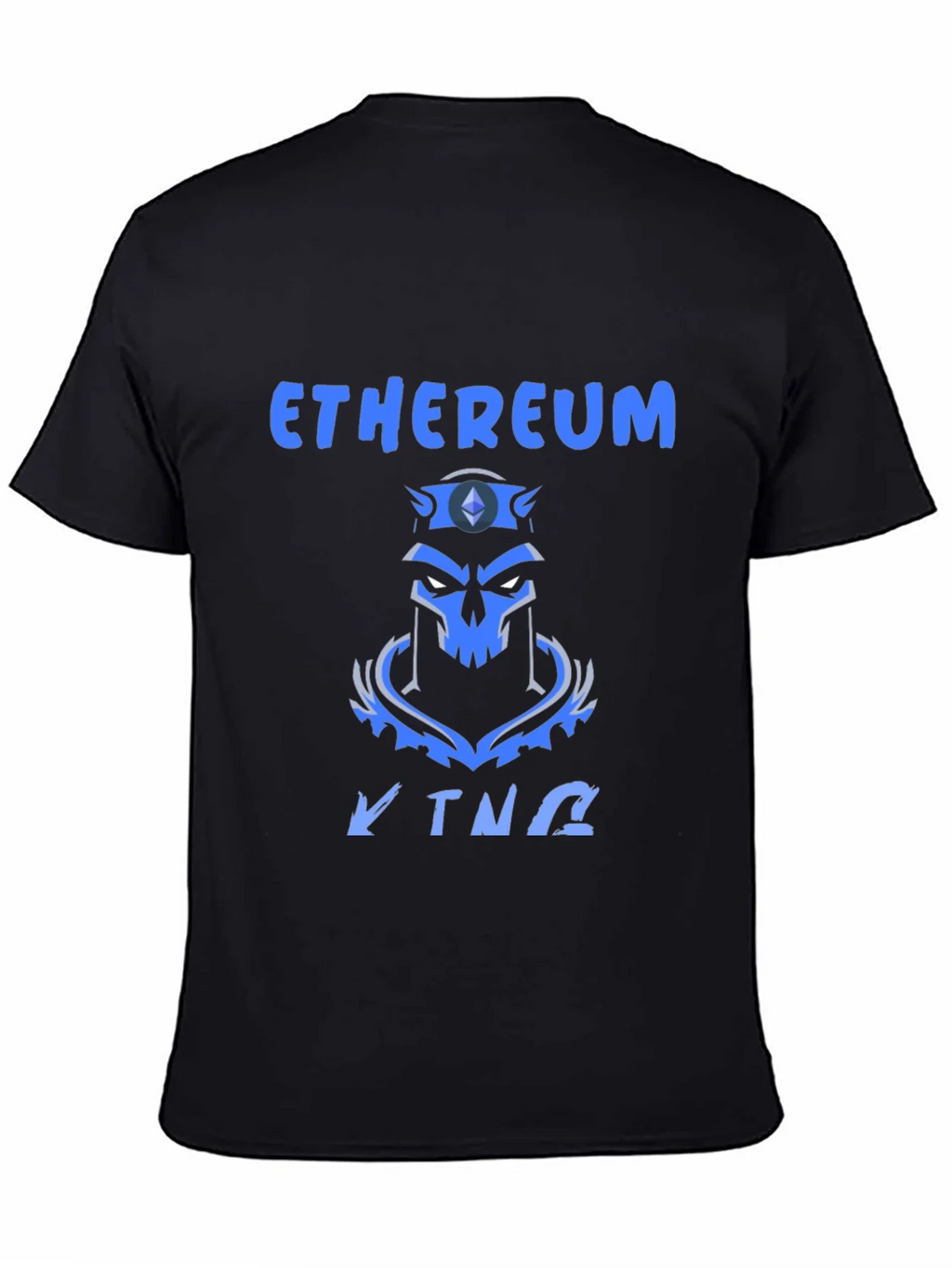 Ethereum King Black T-Shirt product image 4