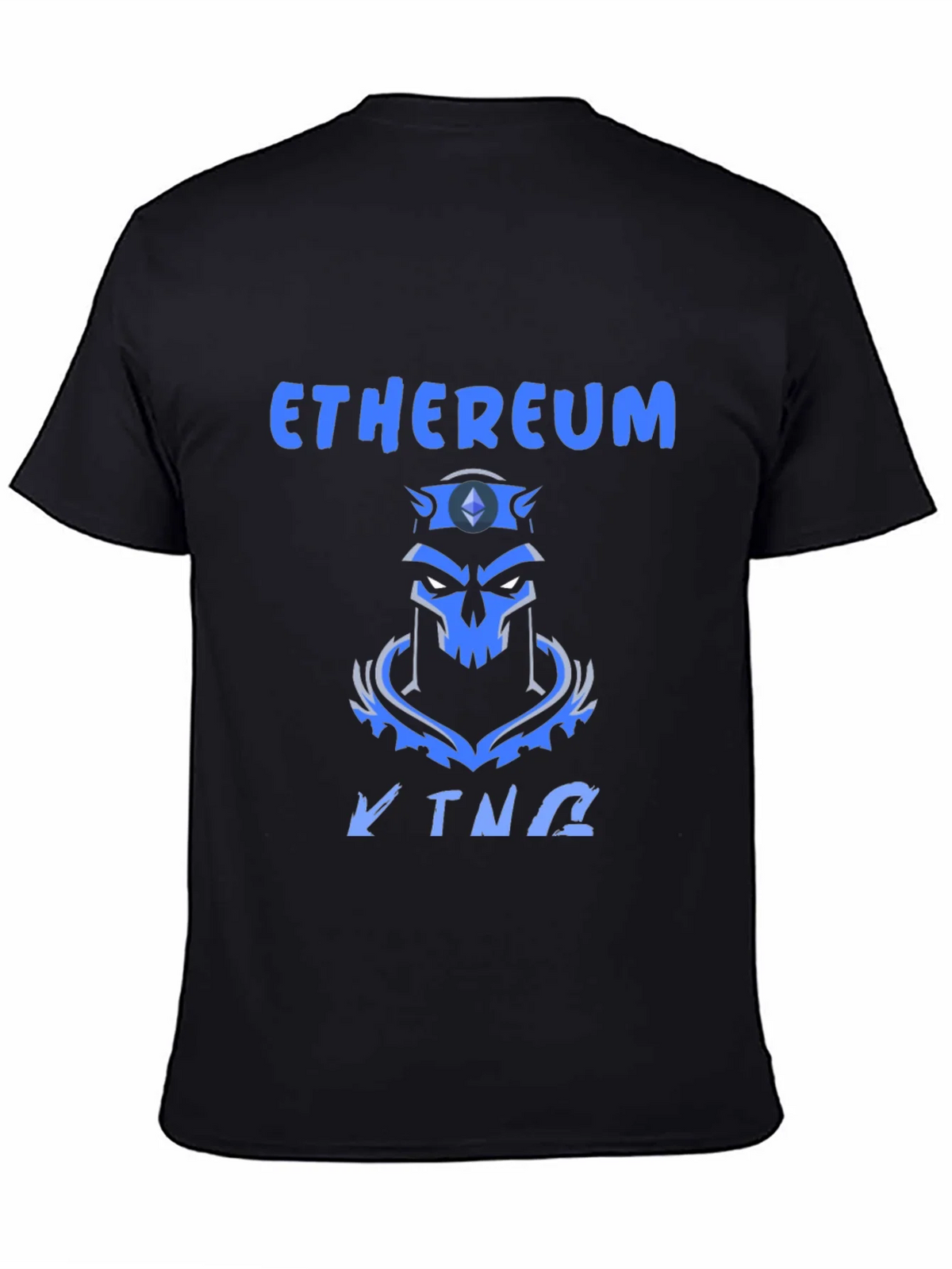 Ethereum King Black T-Shirt product image 4