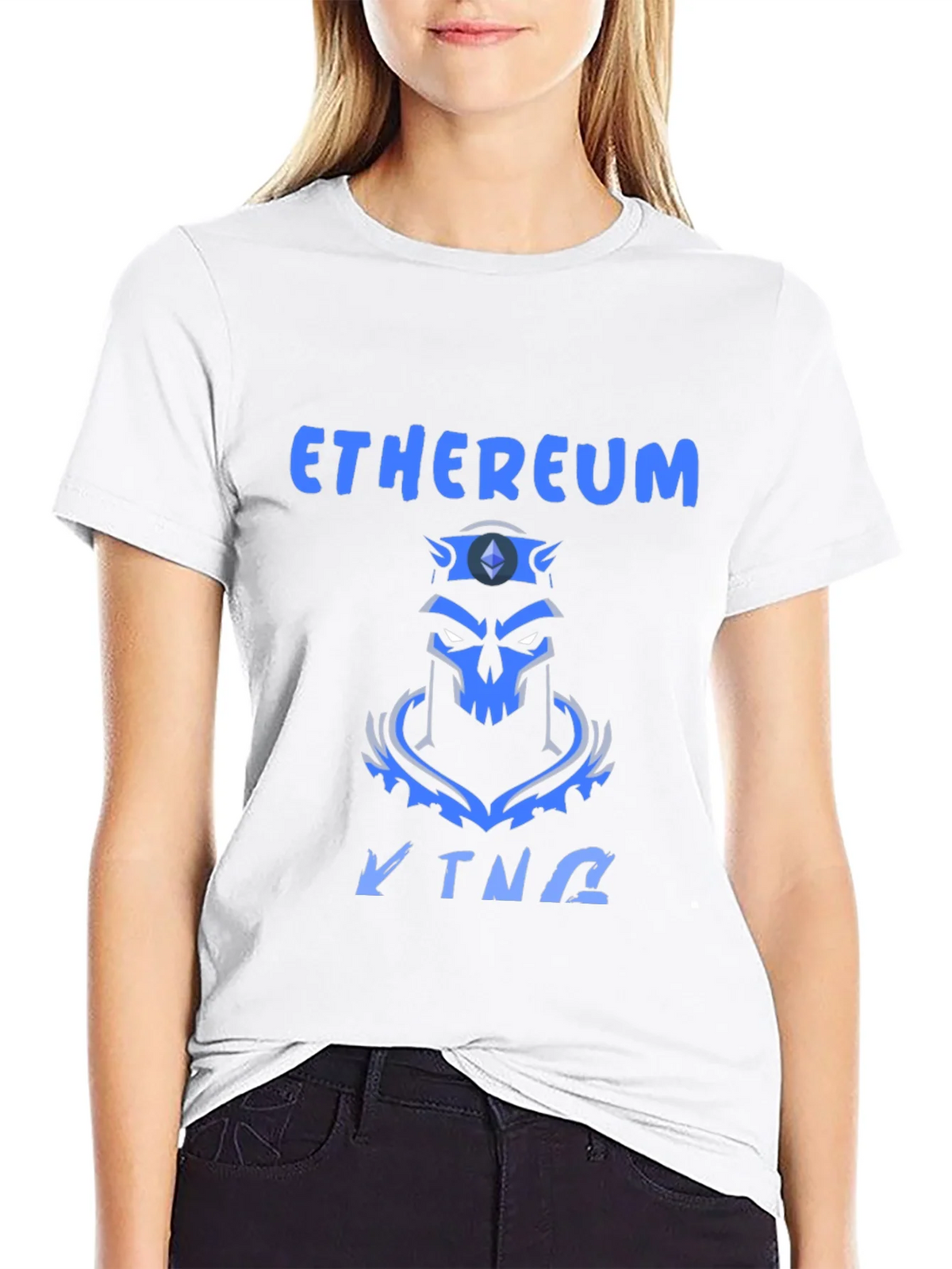 Ethereum King Black T-Shirt product image 8