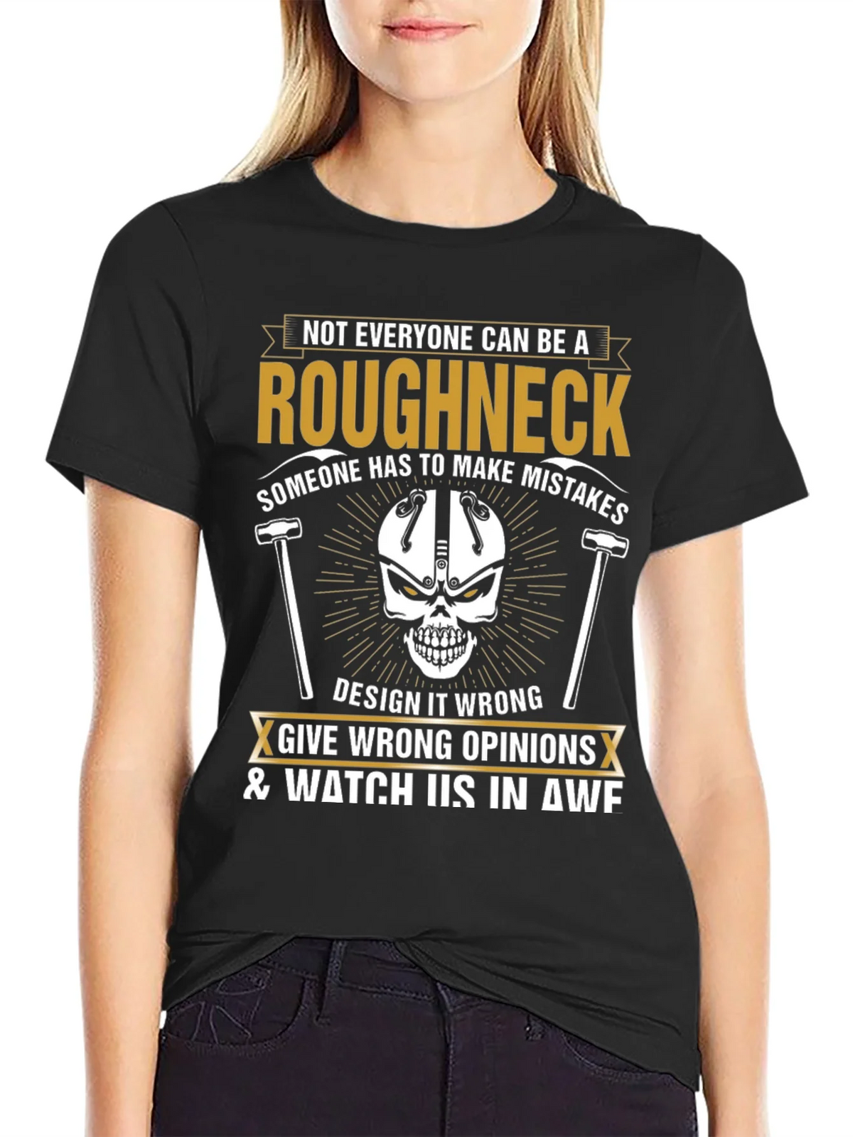 Roughneck Graphic Tee: Make Mistakes Watch in Awe product image 1