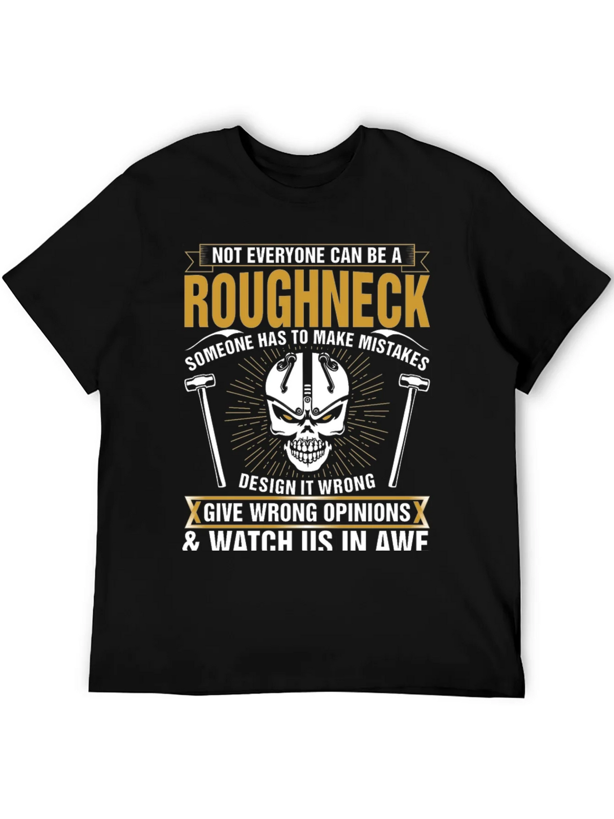 Roughneck Graphic Tee: Make Mistakes Watch in Awe product image 4