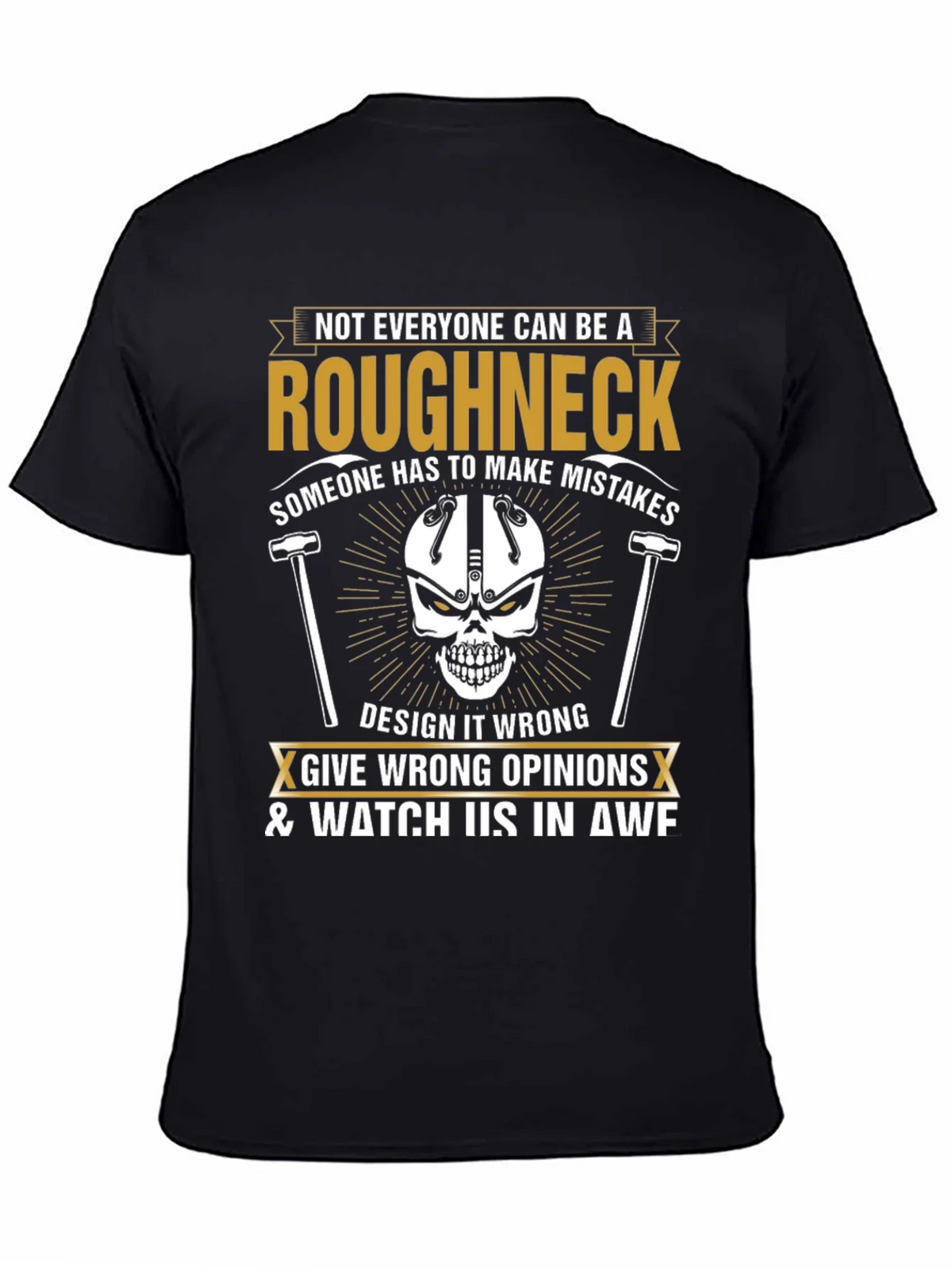 Roughneck Graphic Tee: Make Mistakes Watch in Awe product image 3