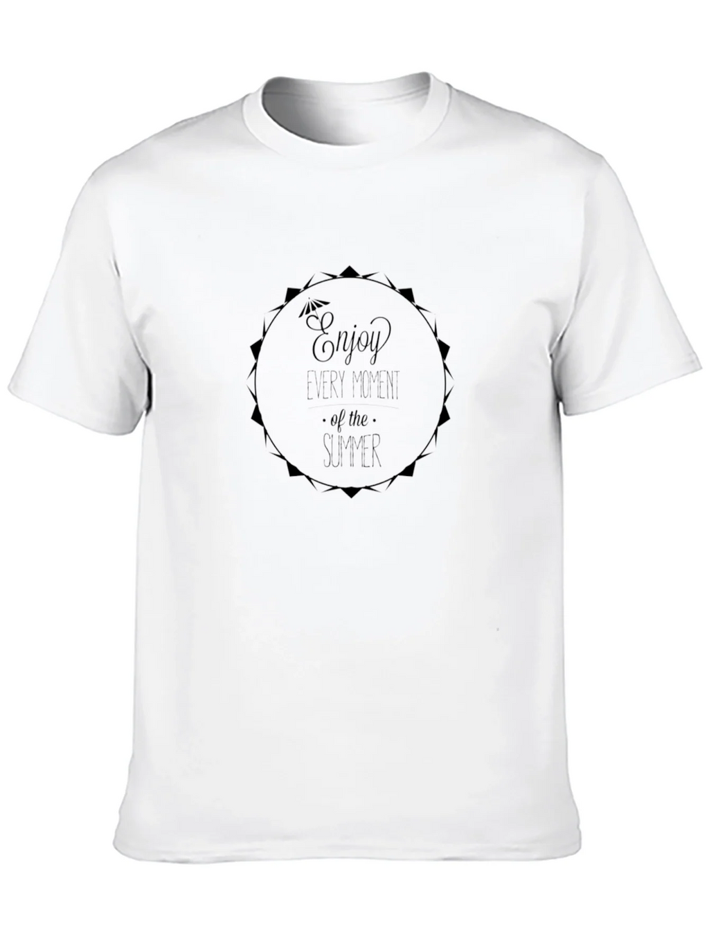 Summer Enjoy T-Shirt - Black Graphic Tee product image 8