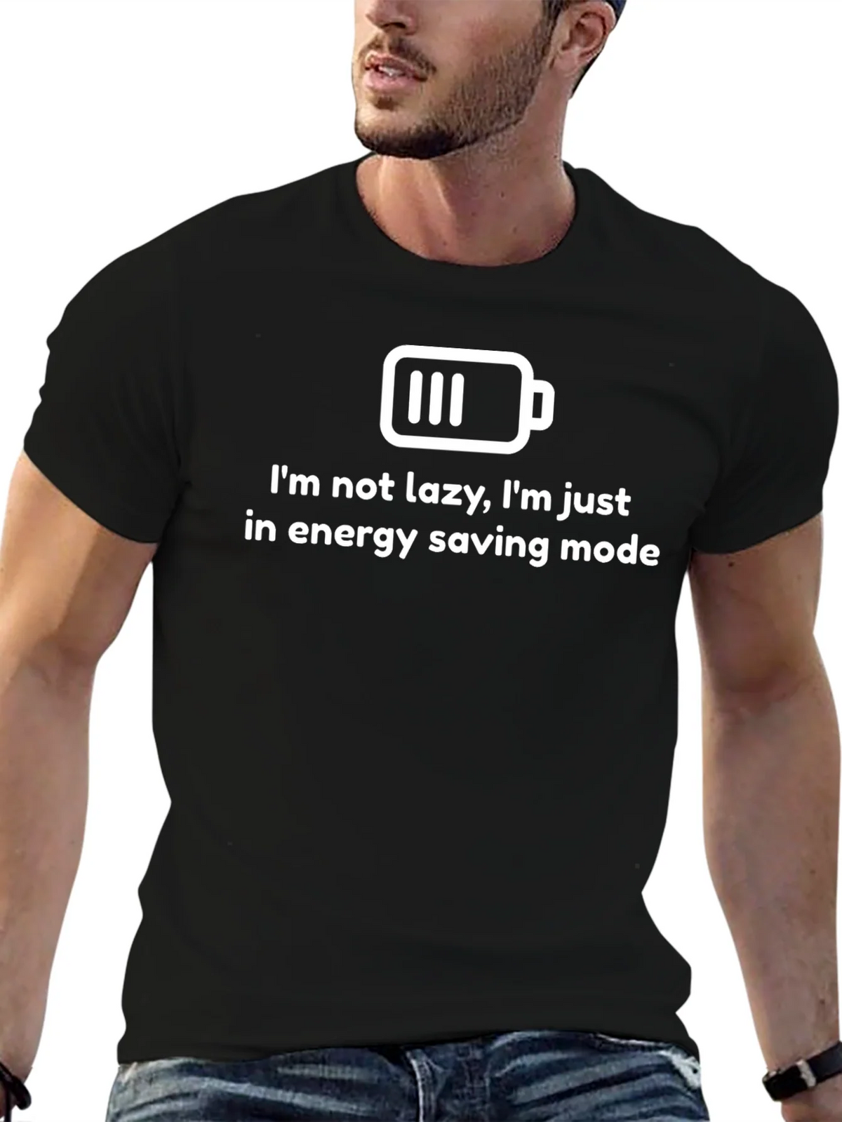 Energy Saving Mode Graphic T-Shirt product image 6