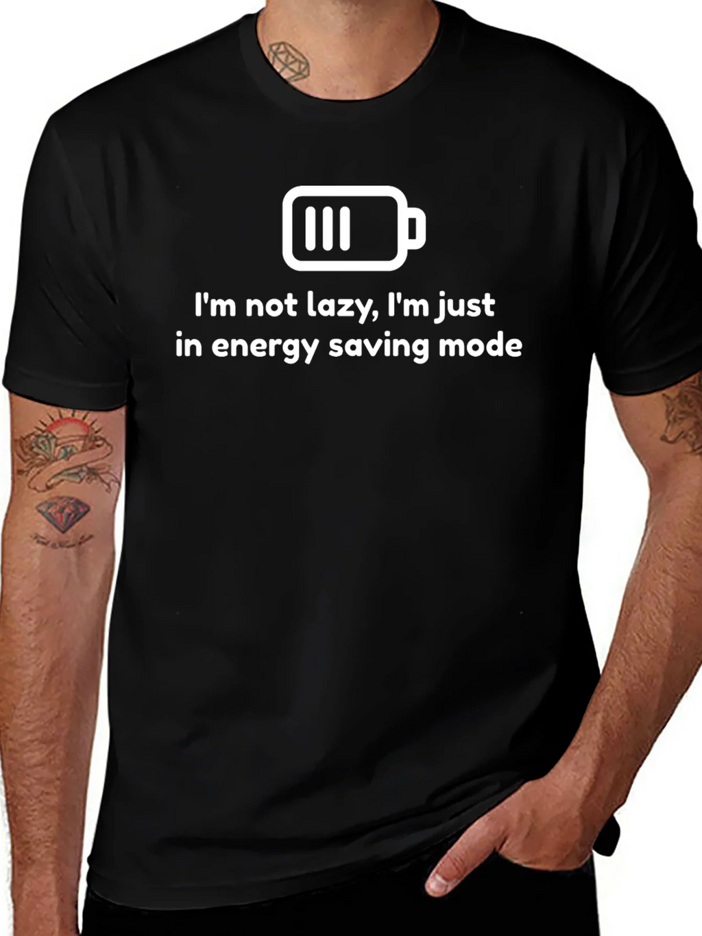 Energy Saving Mode Graphic T-Shirt product image 1