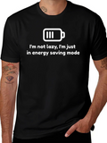 Energy Saving Mode Graphic T-Shirt product image 1