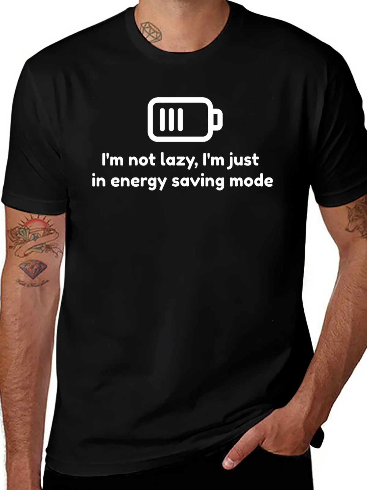Energy Saving Mode Graphic T-Shirt product image 1