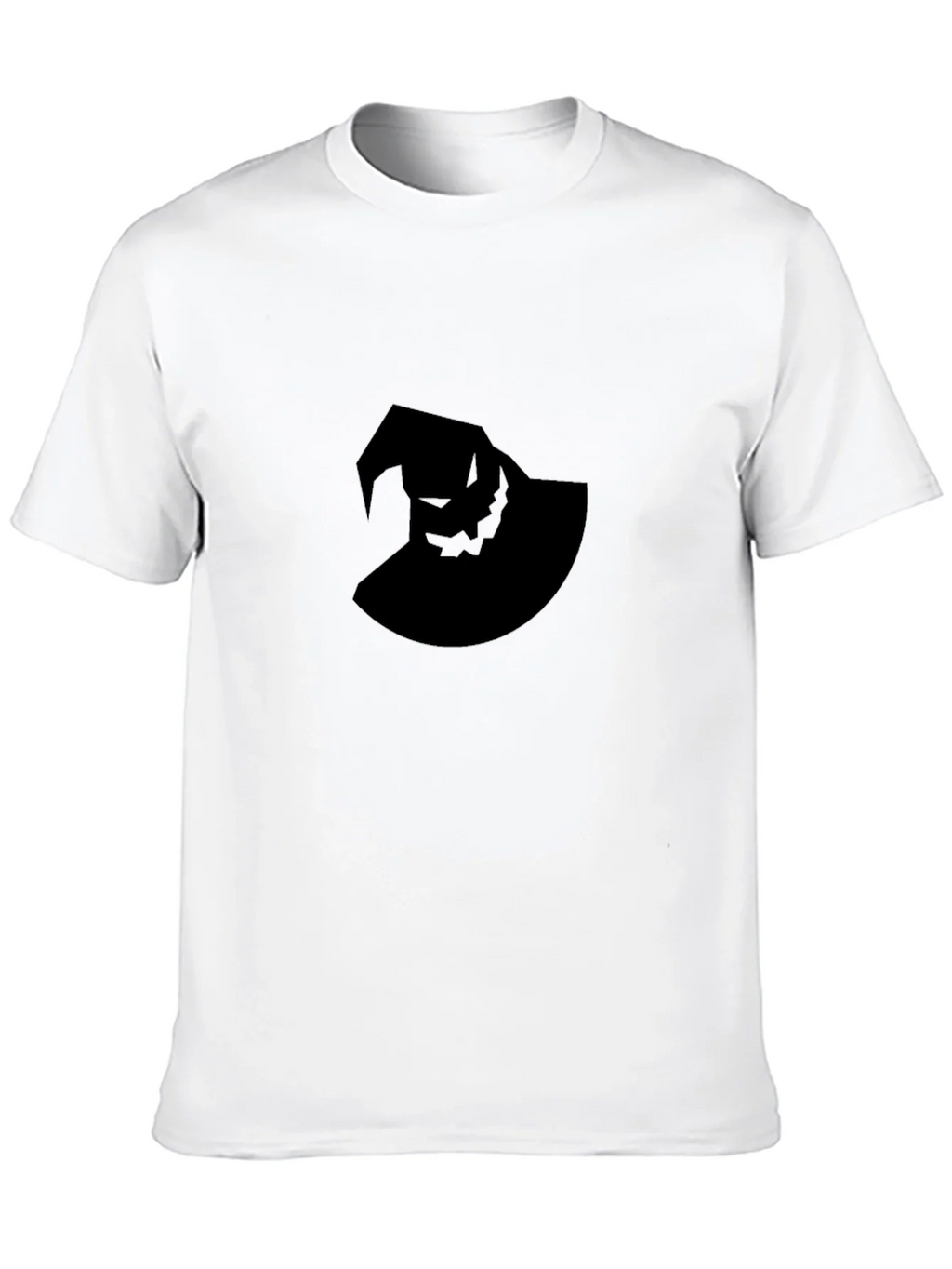 Spooky Hat Graphic Tee - Black Cotton Comfort