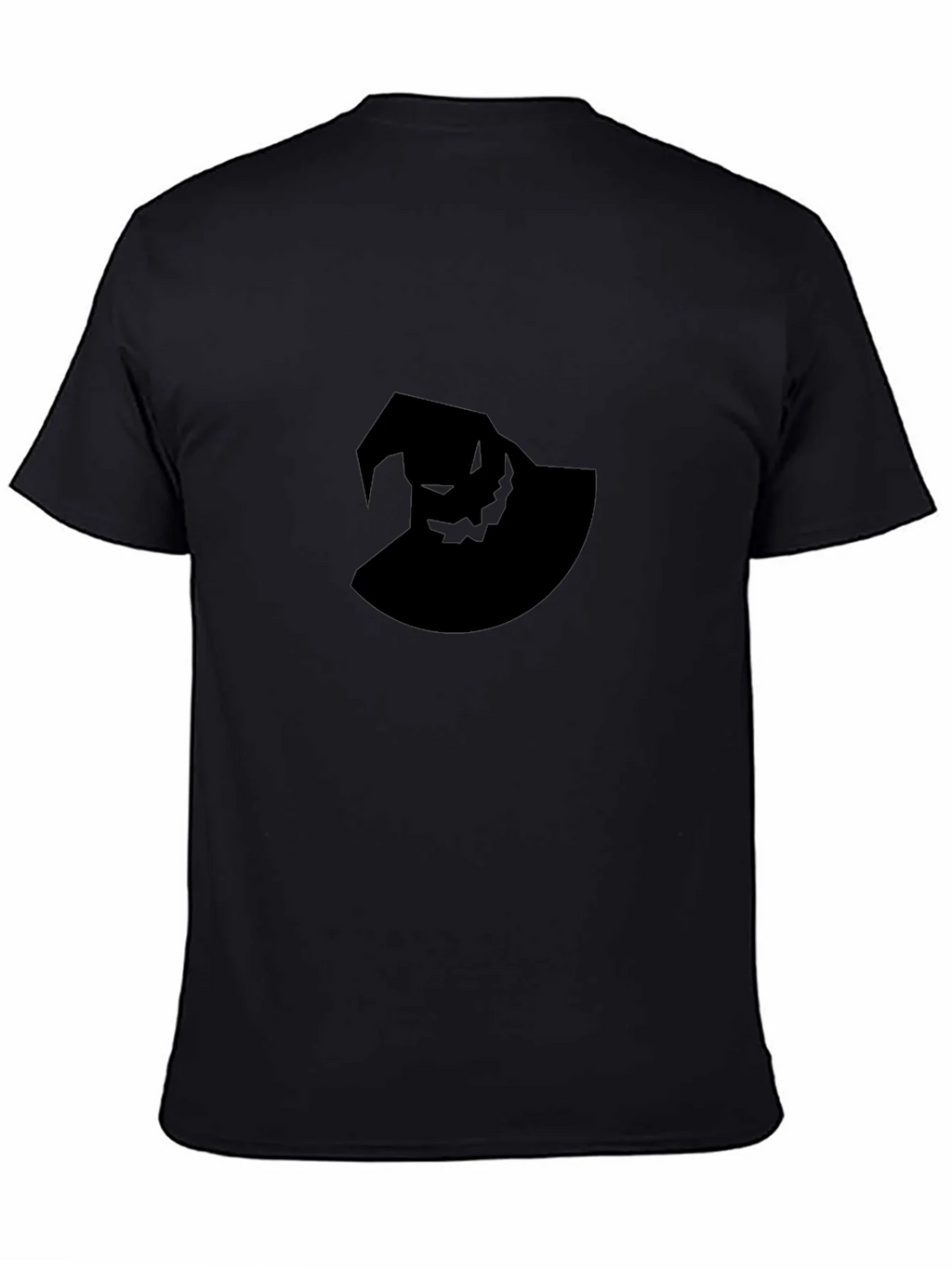 Spooky Hat Graphic Tee - Black Cotton Comfort