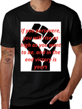 Motivational Black Fist Graphic T-Shirt product image 1