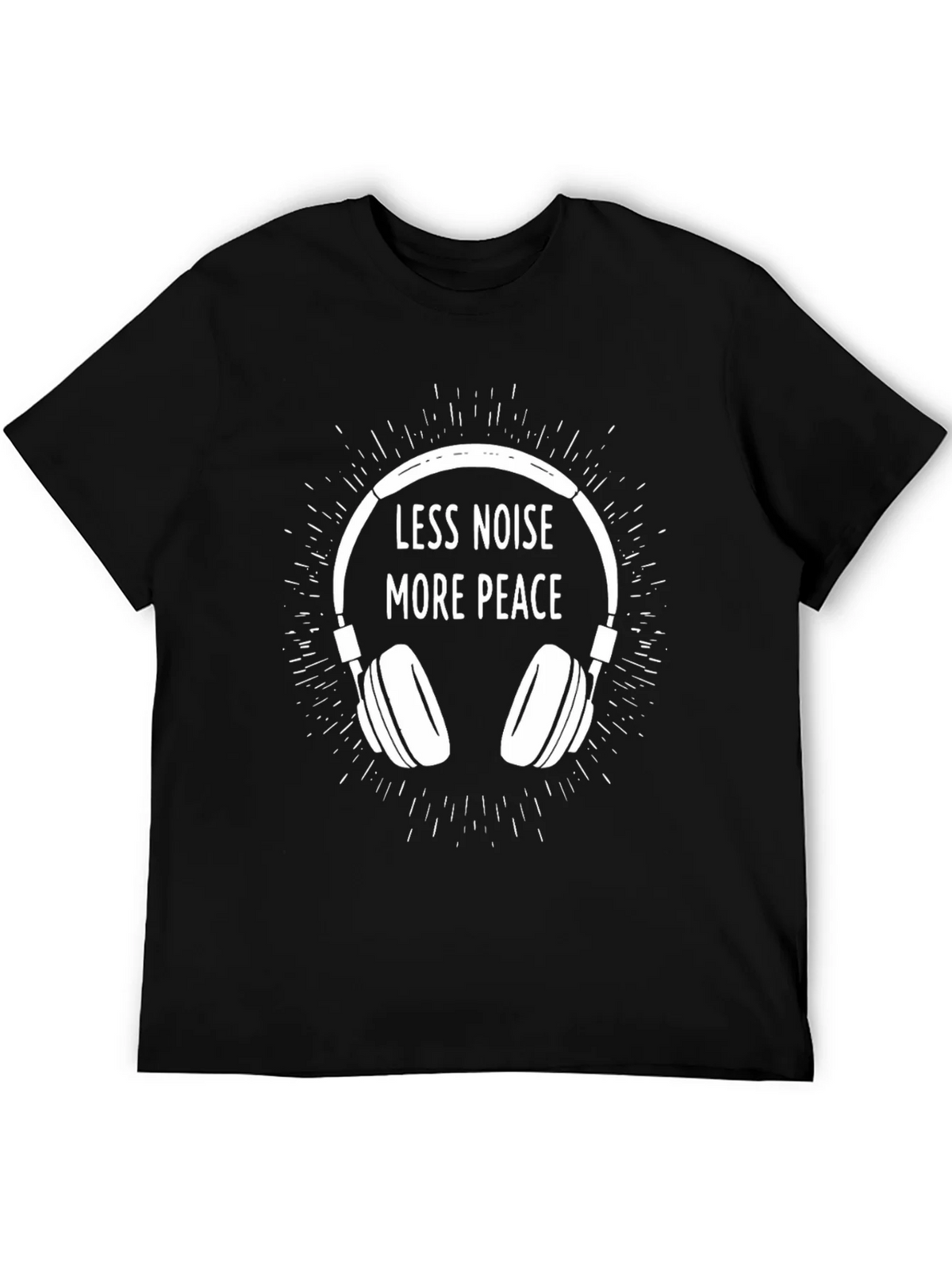 Less Noise More Peace Graphic T-Shirt product image 4