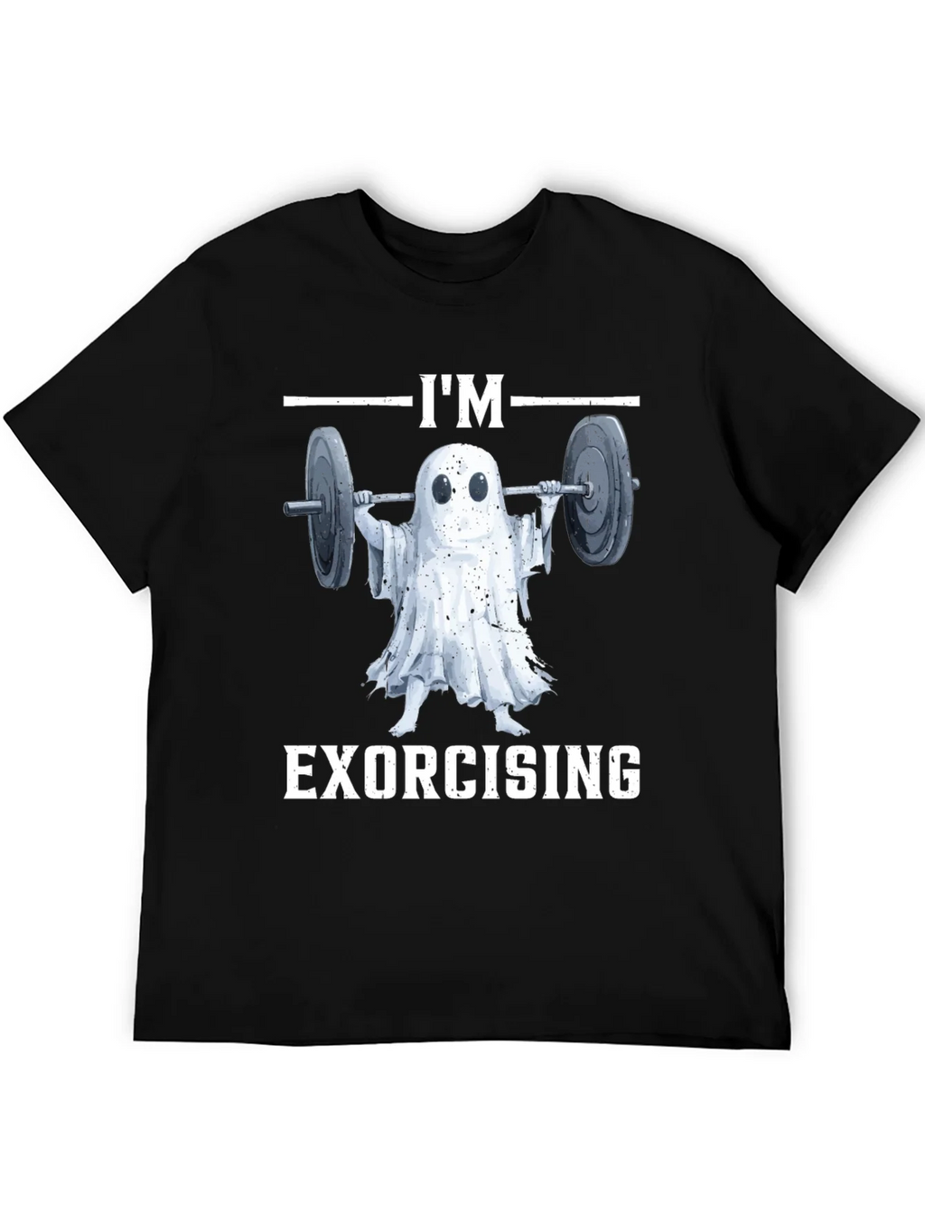 Funny Ghost Exorcising Workout T-Shirt product image 5