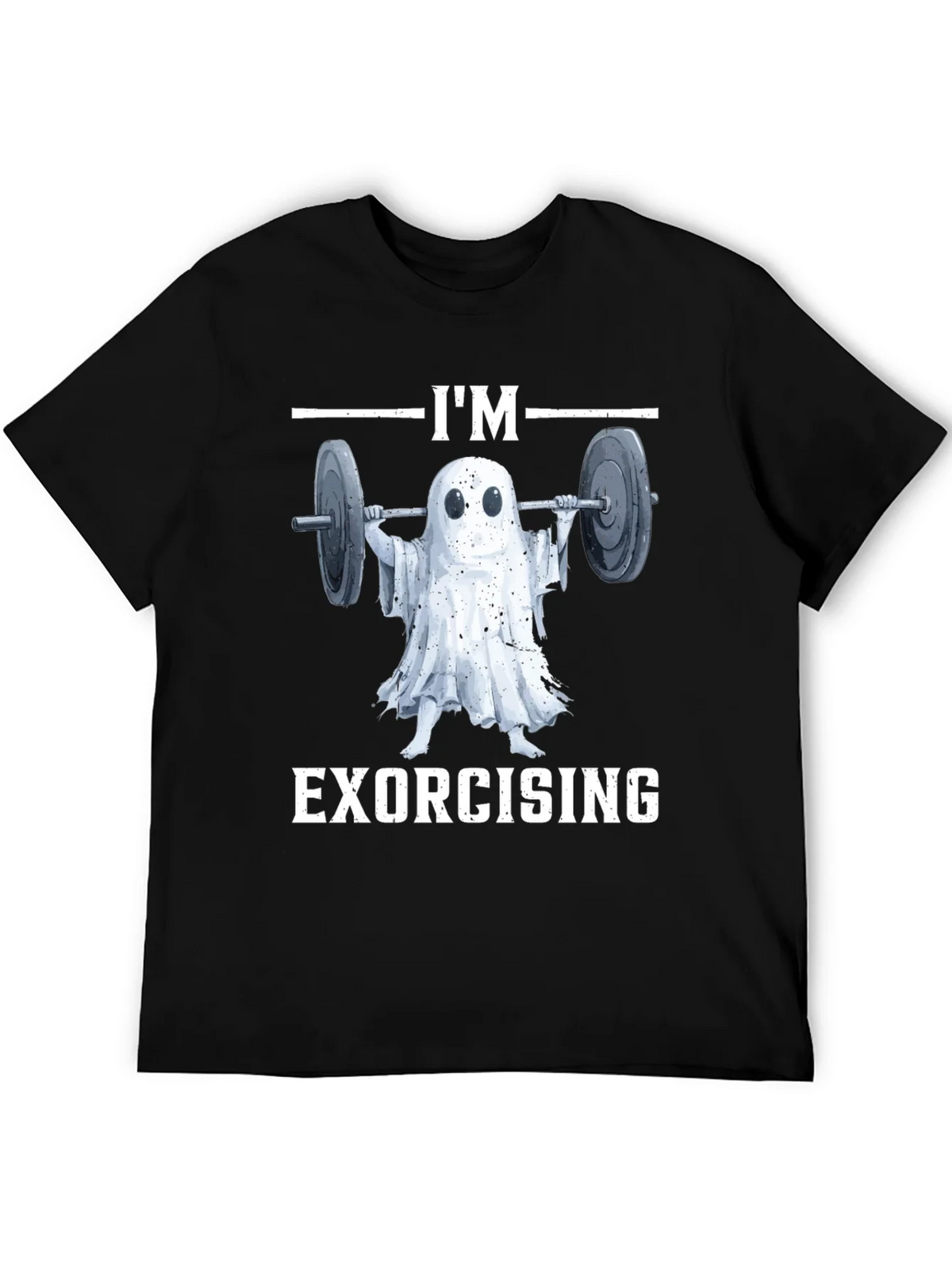 Funny Ghost Exorcising Workout T-Shirt product image 5