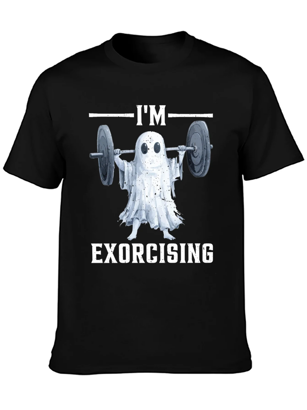Funny Ghost Exorcising Workout T-Shirt product image 3