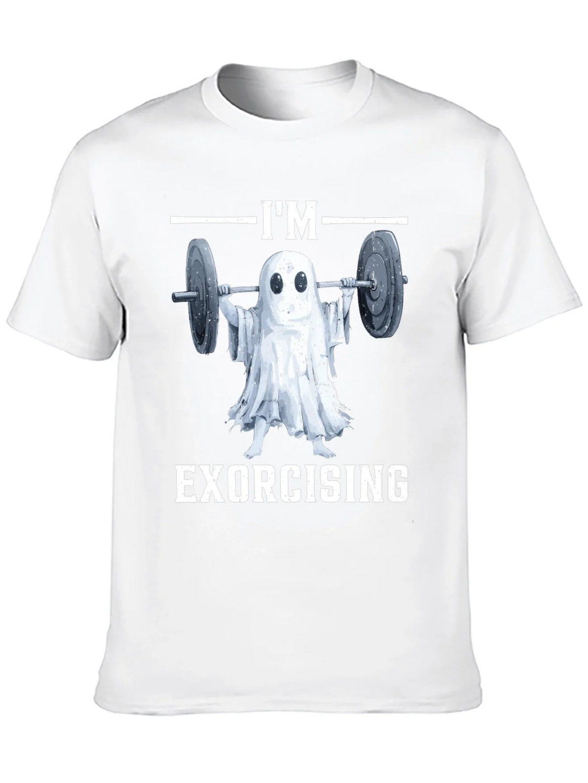 Funny Ghost Exorcising Workout T-Shirt product image 9