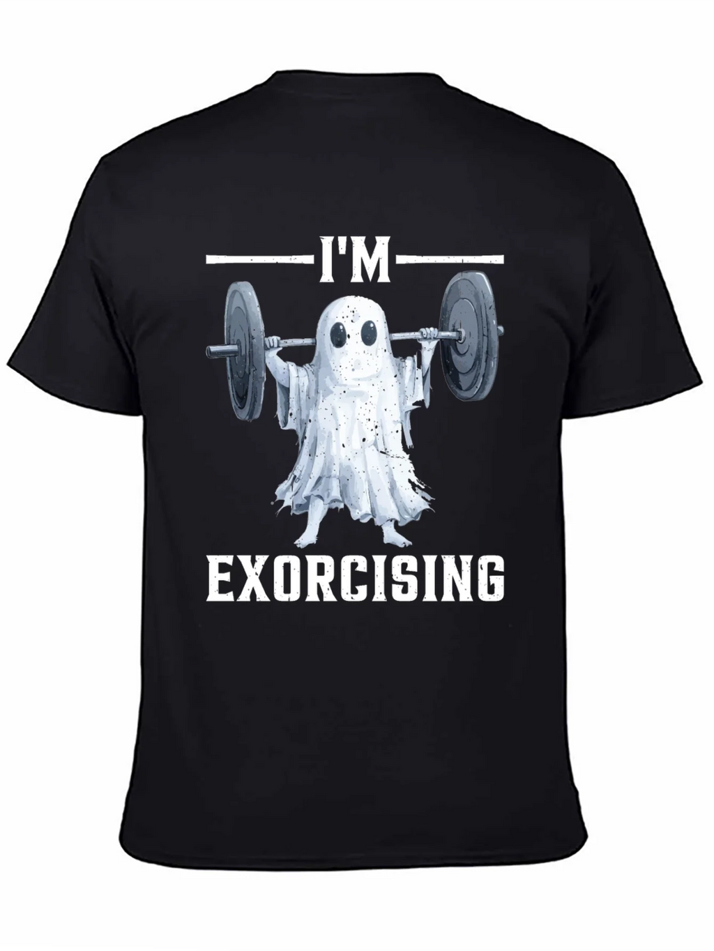 Funny Ghost Exorcising Workout T-Shirt product image 4