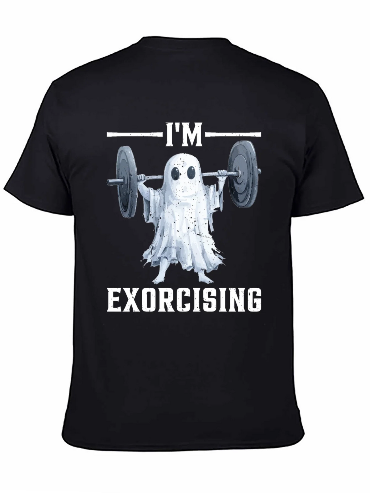 Funny Ghost Exorcising Workout T-Shirt product image 4