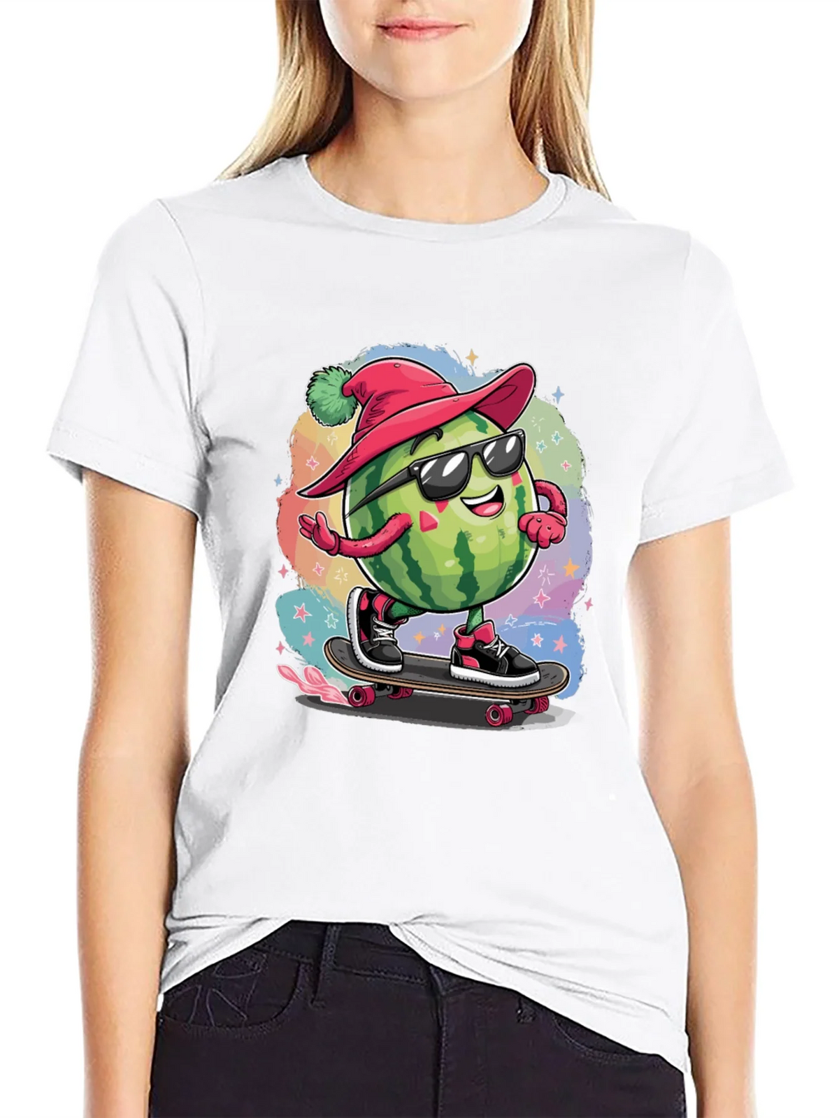 Skateboarding Watermelon Tee product image 8