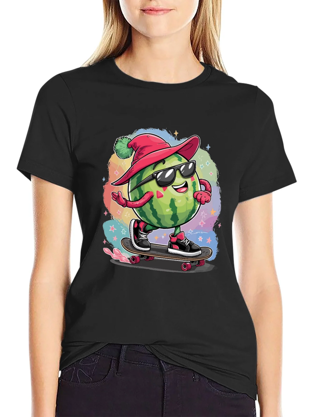 Skateboarding Watermelon Tee product image 2
