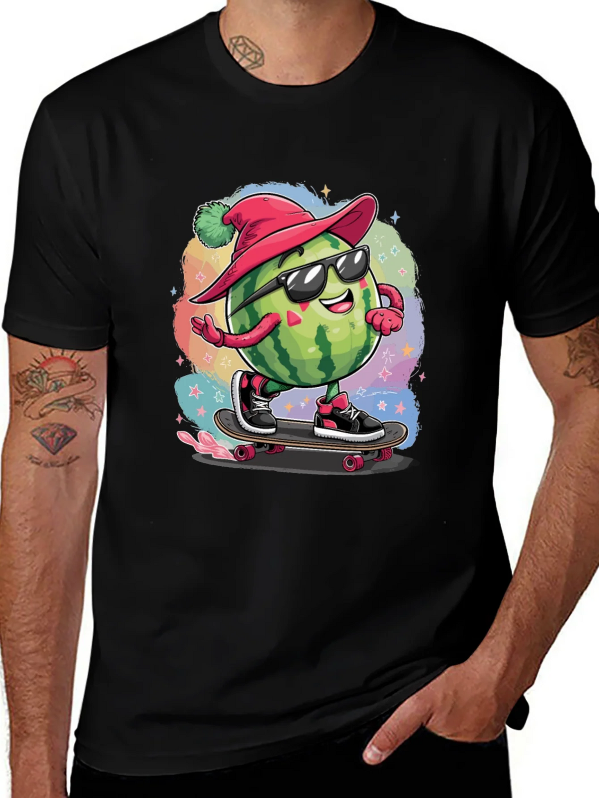 Skateboarding Watermelon Tee product image 1