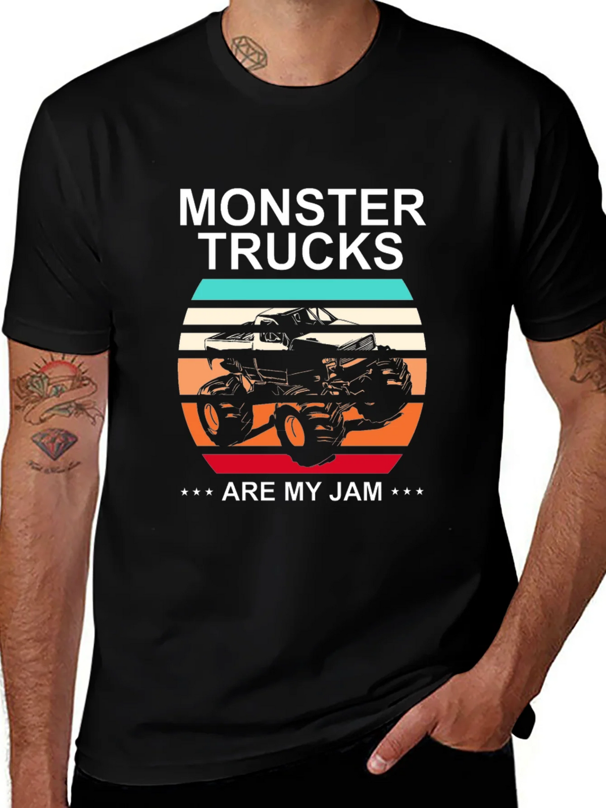 Monster Trucks Are My Jam Graphic T-Shirt product image 1