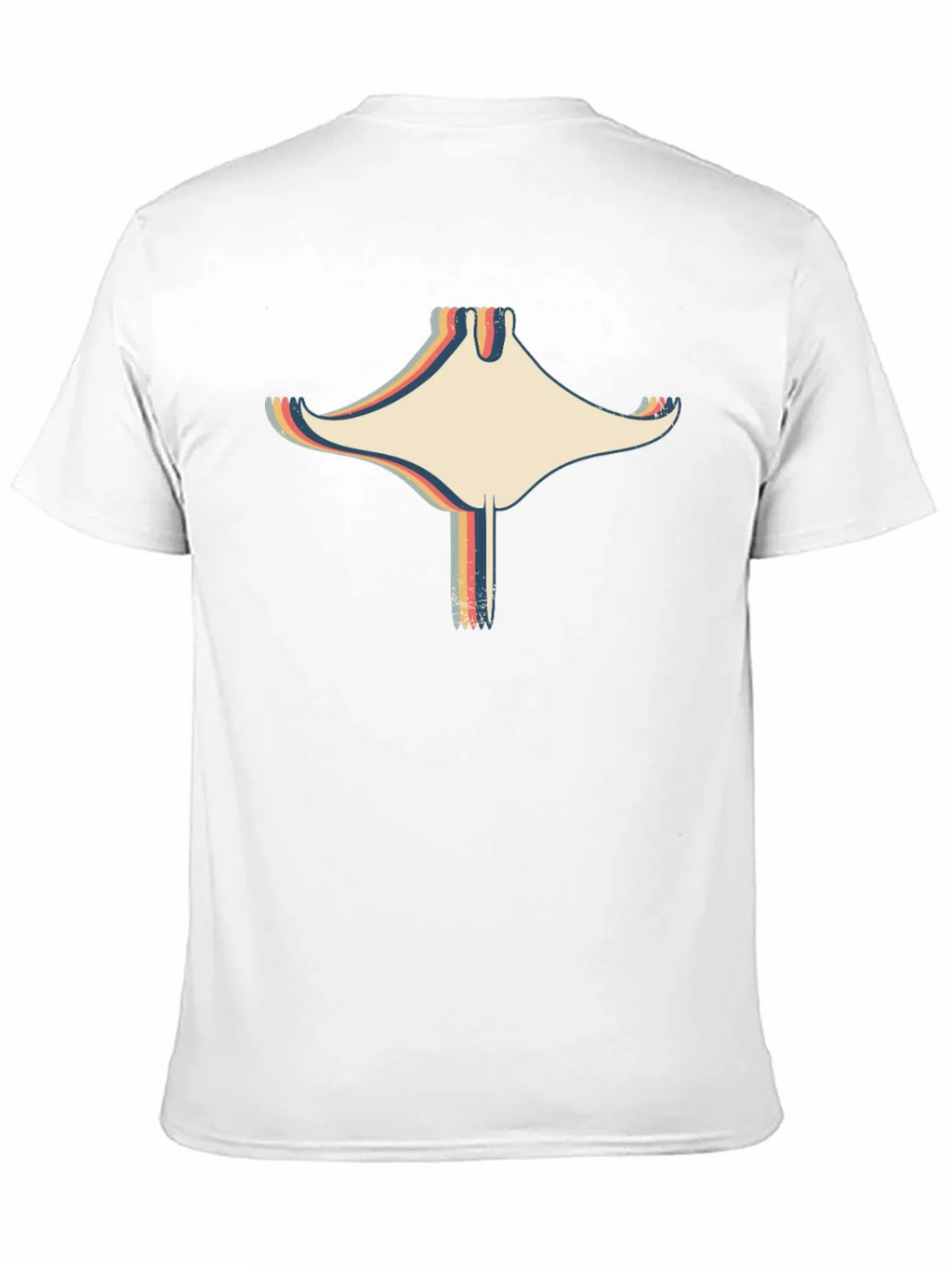 Retro Stingray Graphic Black T-Shirt product image 9