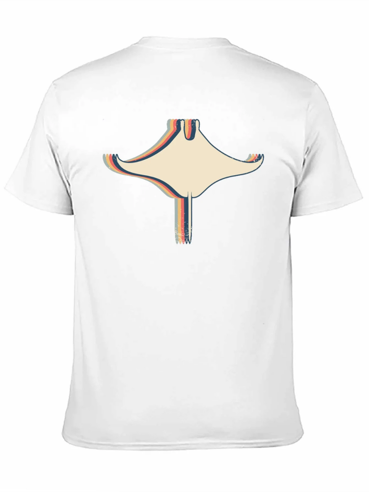 Retro Stingray Graphic Black T-Shirt product image 9