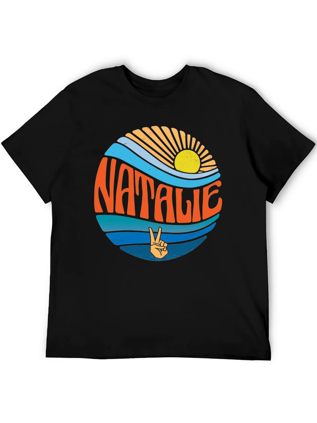 Natalie Retro Surf Style Graphic Tee product image 5