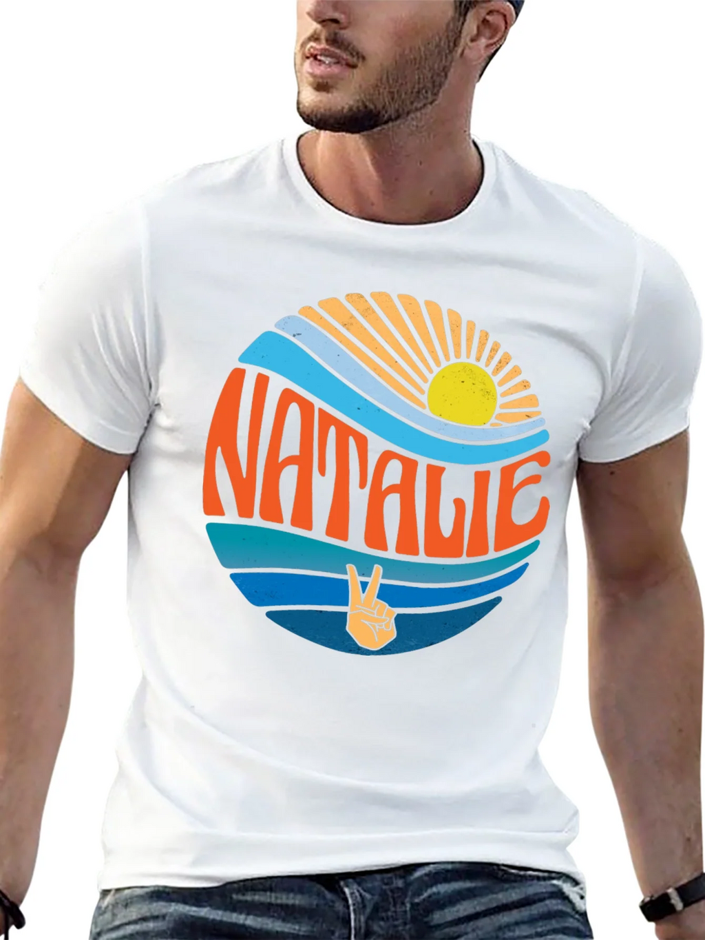 Natalie Retro Surf Style Graphic Tee product image 12