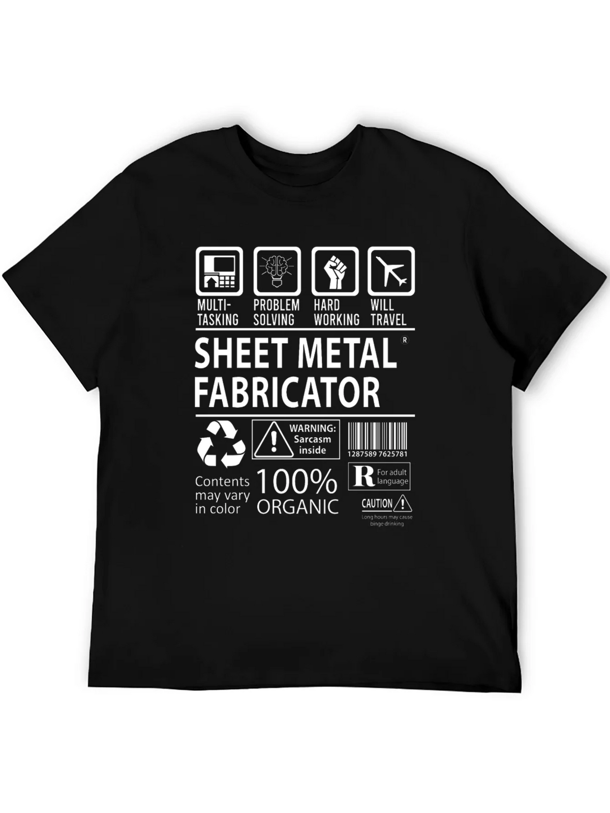 Sheet Metal Fabricator Organic T-Shirt product image 5