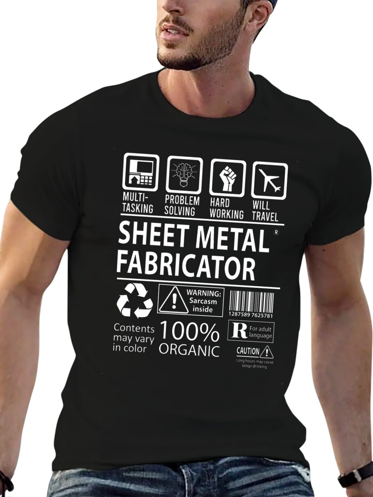 Sheet Metal Fabricator Organic T-Shirt product image 6