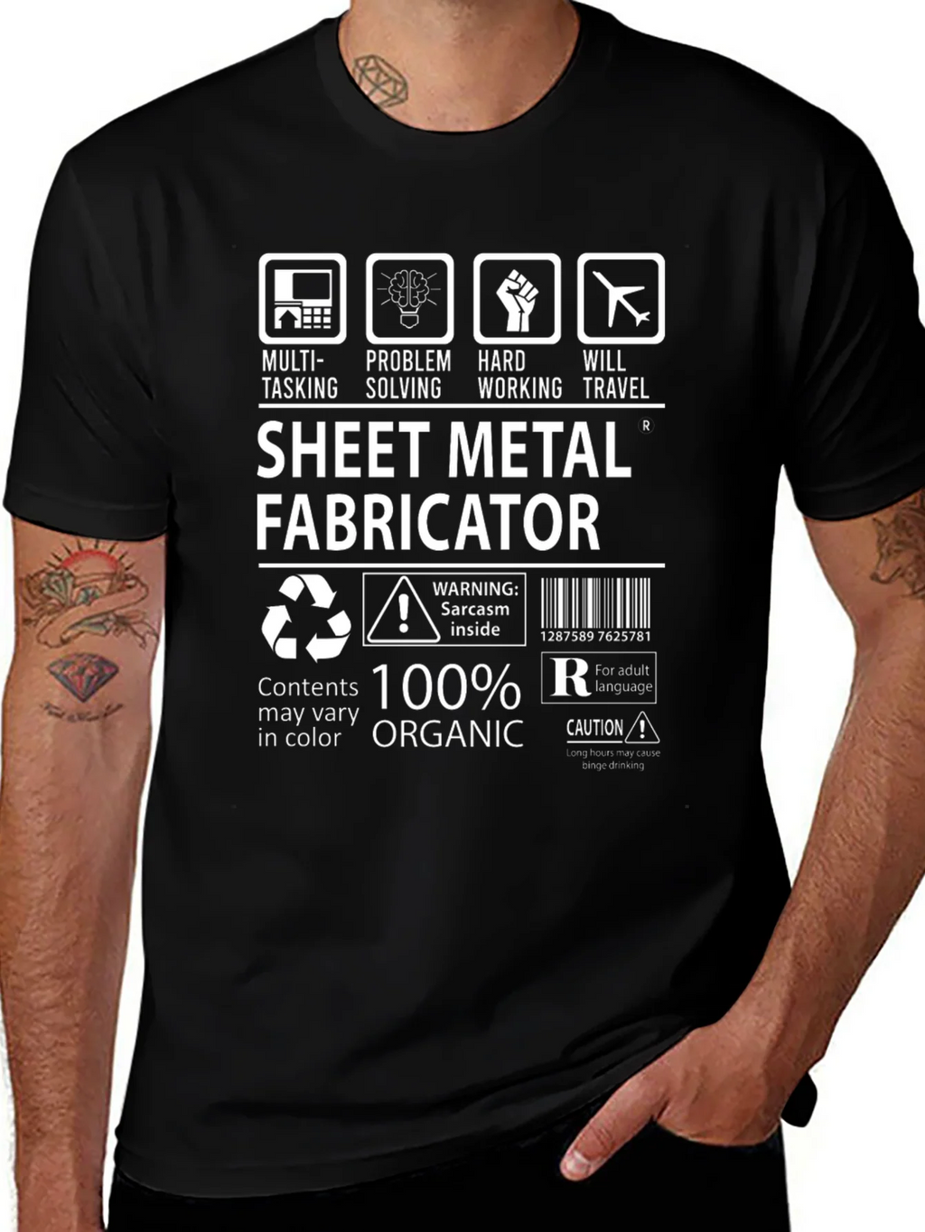 Sheet Metal Fabricator Organic T-Shirt product image 1