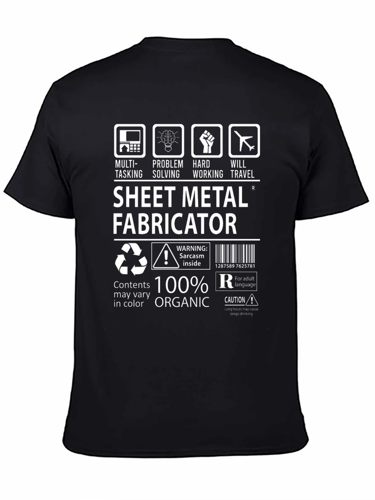 Sheet Metal Fabricator Organic T-Shirt product image 4