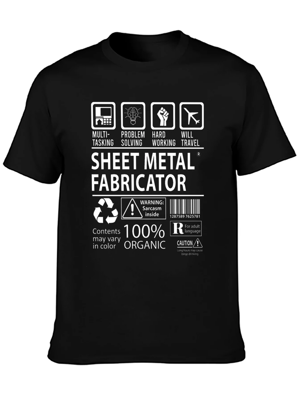 Sheet Metal Fabricator Organic T-Shirt product image 3