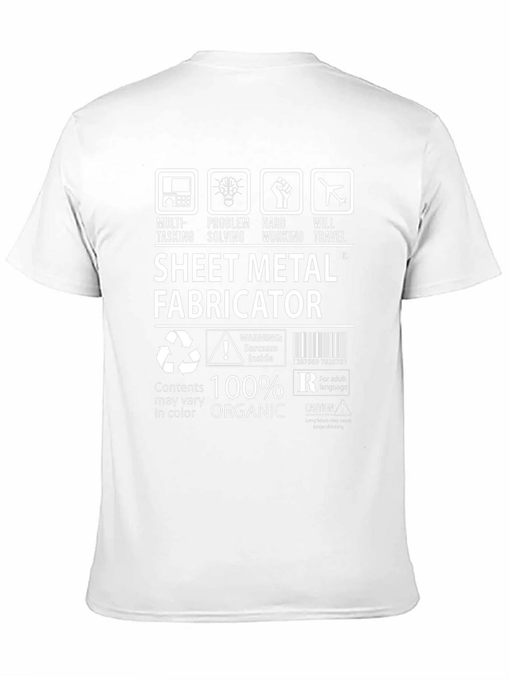 Sheet Metal Fabricator Organic T-Shirt product image 10