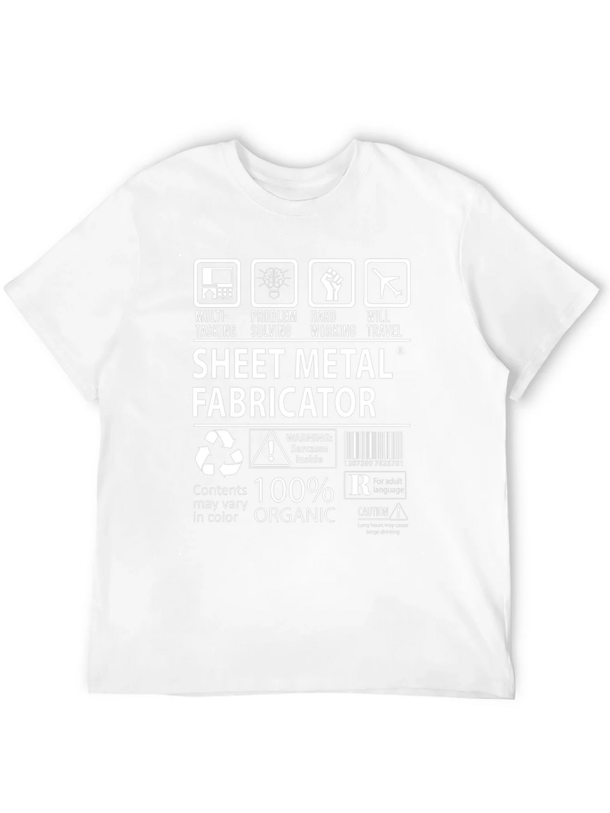 Sheet Metal Fabricator Organic T-Shirt product image 11
