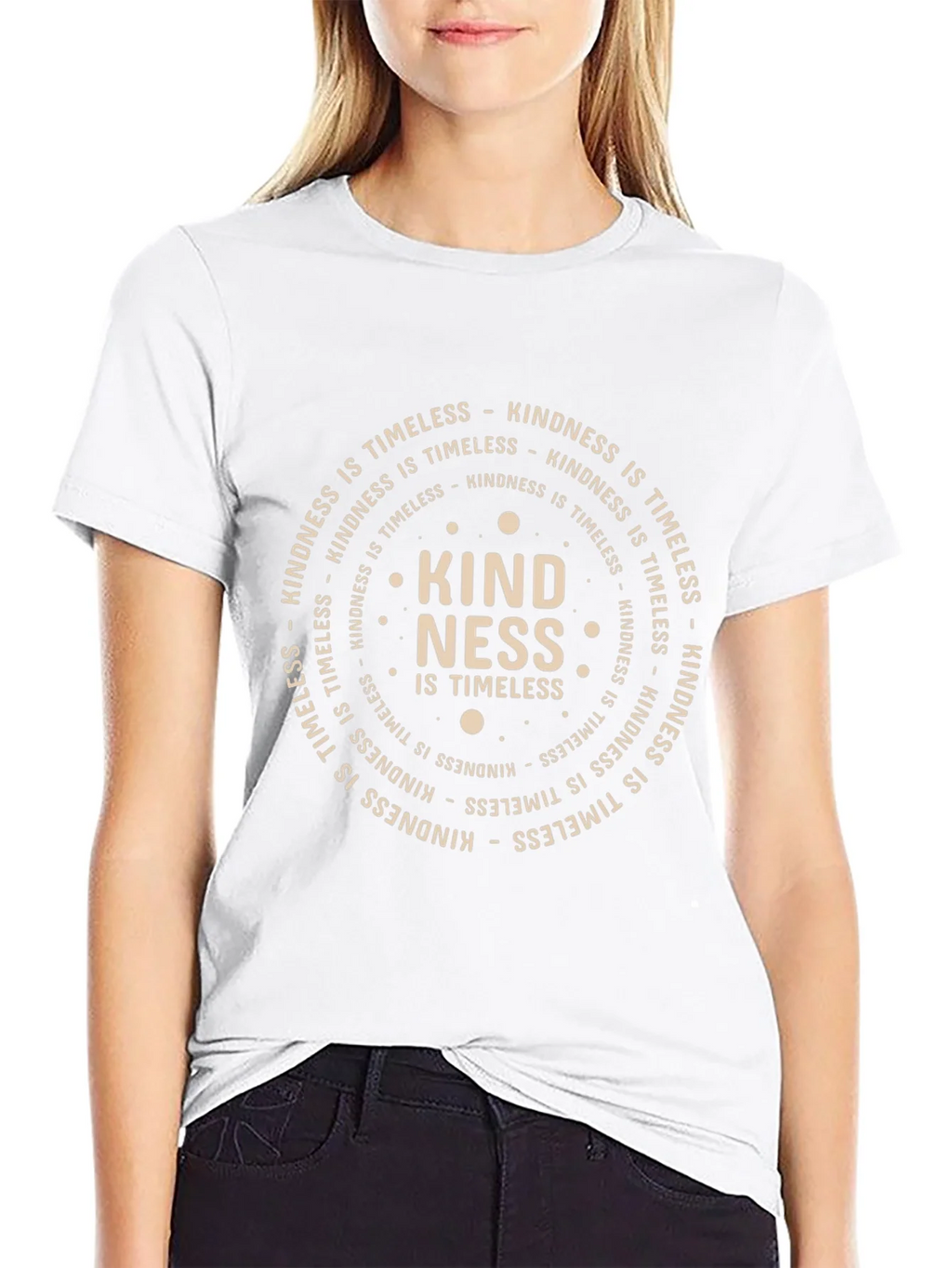 Kindness is Timeless Black Graphic Tee product image 8