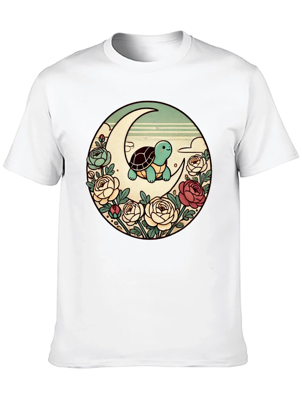 Turtle on the Moon Graphic Tee product image 4