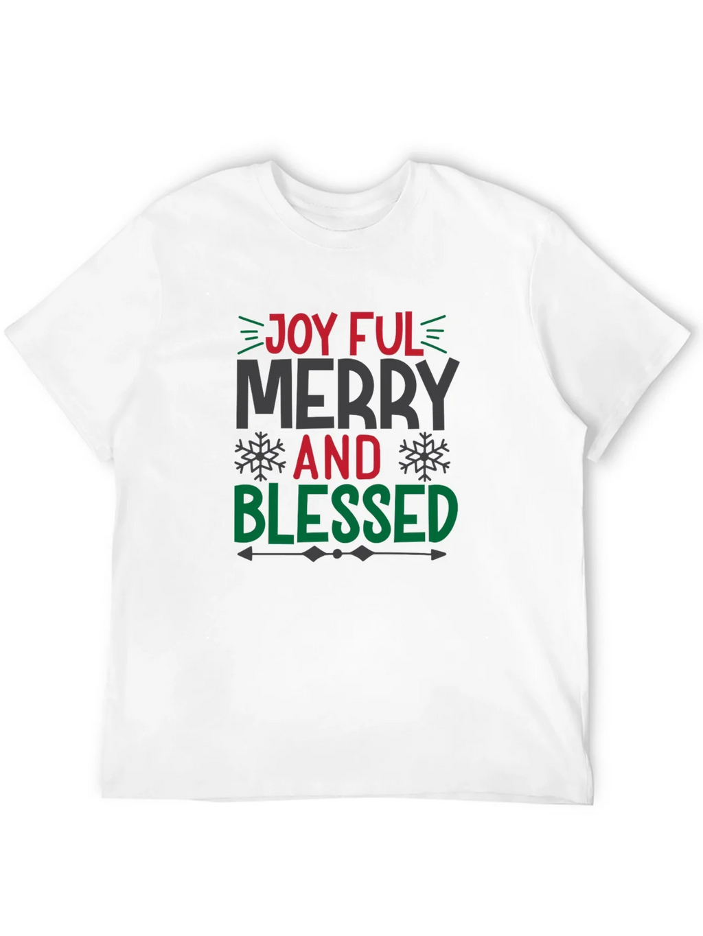 Joyful Merry and Blessed Christmas T-Shirt product image 11