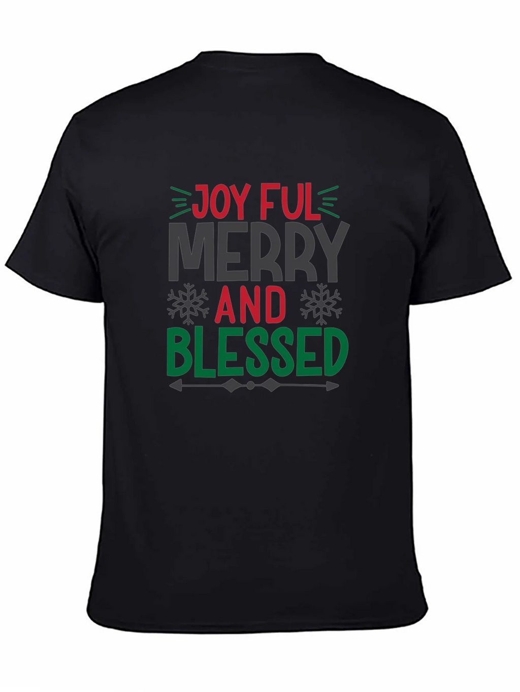 Joyful Merry and Blessed Christmas T-Shirt product image 4