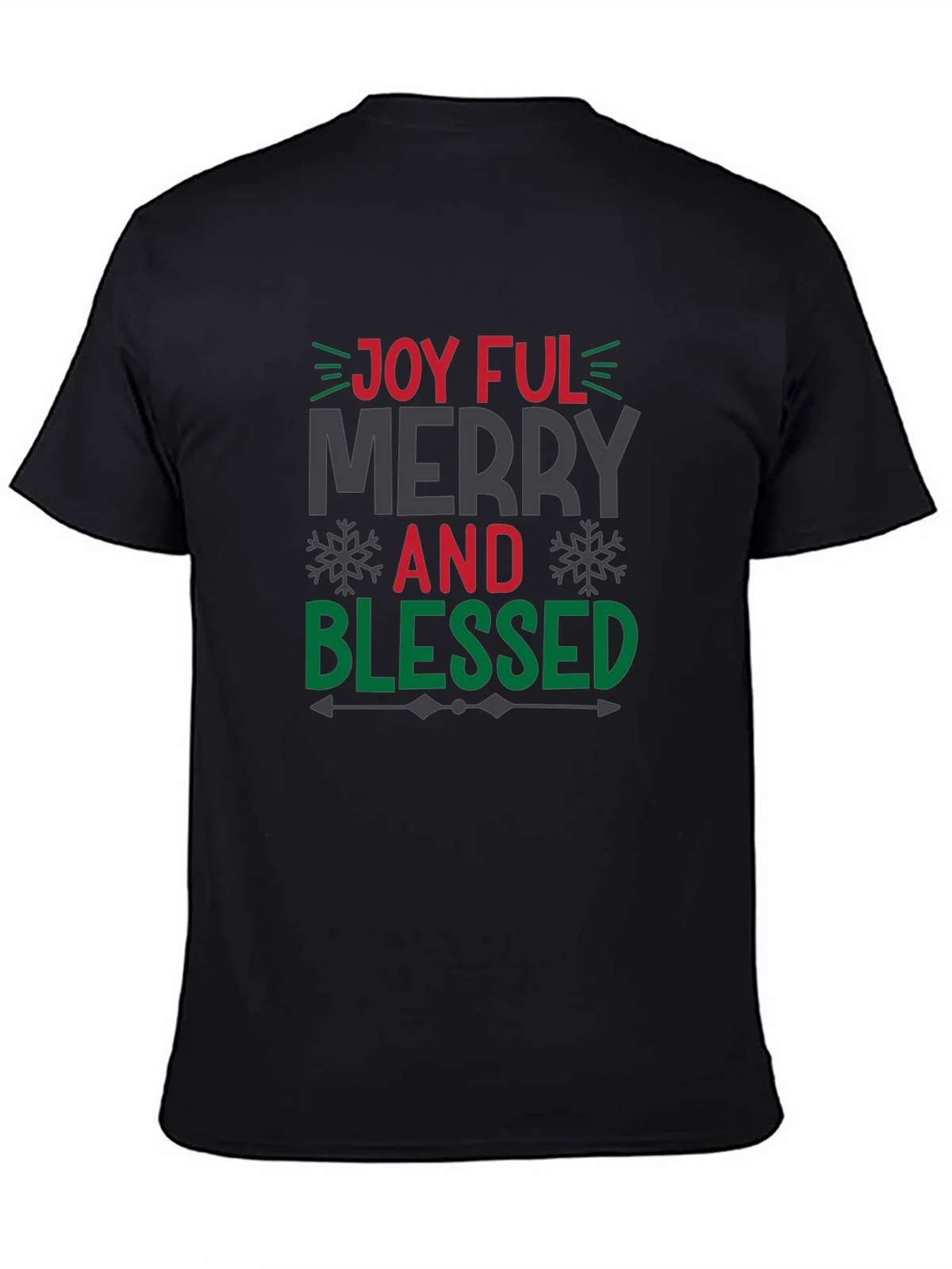 Joyful Merry and Blessed Christmas T-Shirt product image 4
