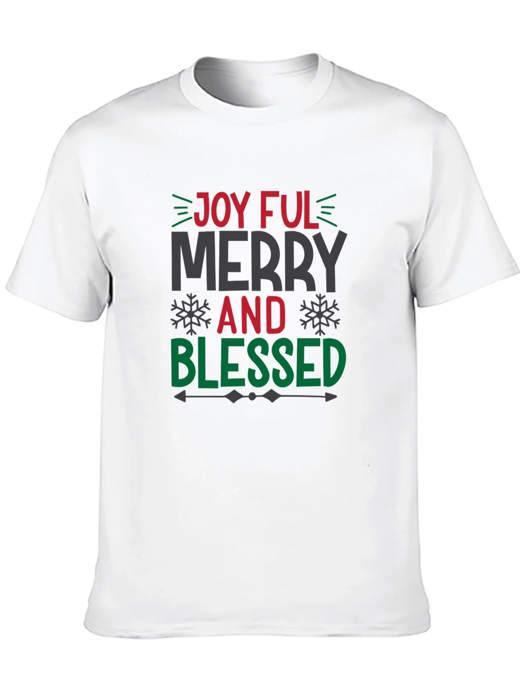 Joyful Merry and Blessed Christmas T-Shirt product image 9