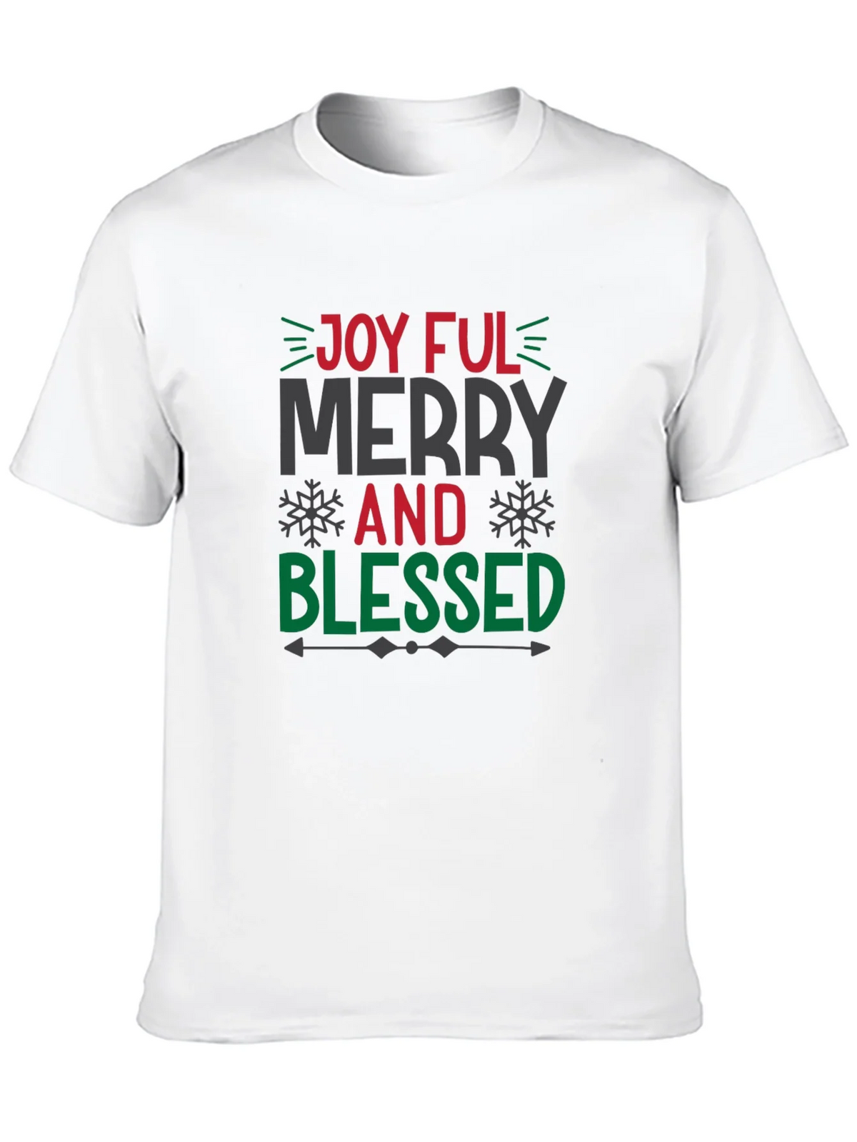 Joyful Merry and Blessed Christmas T-Shirt product image 9