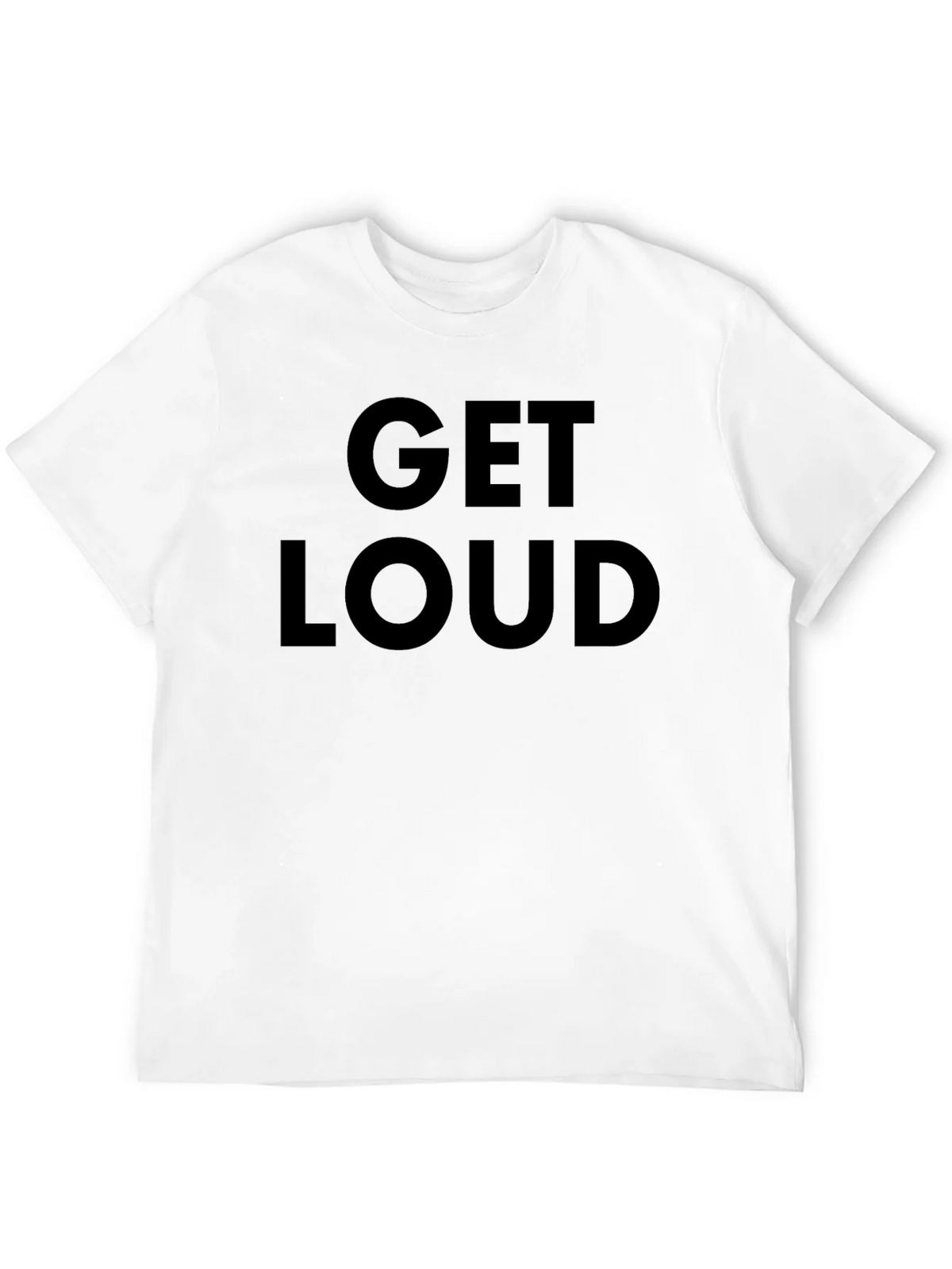 Get Loud Graphic Tee - Black Cotton T-Shirt product image 9