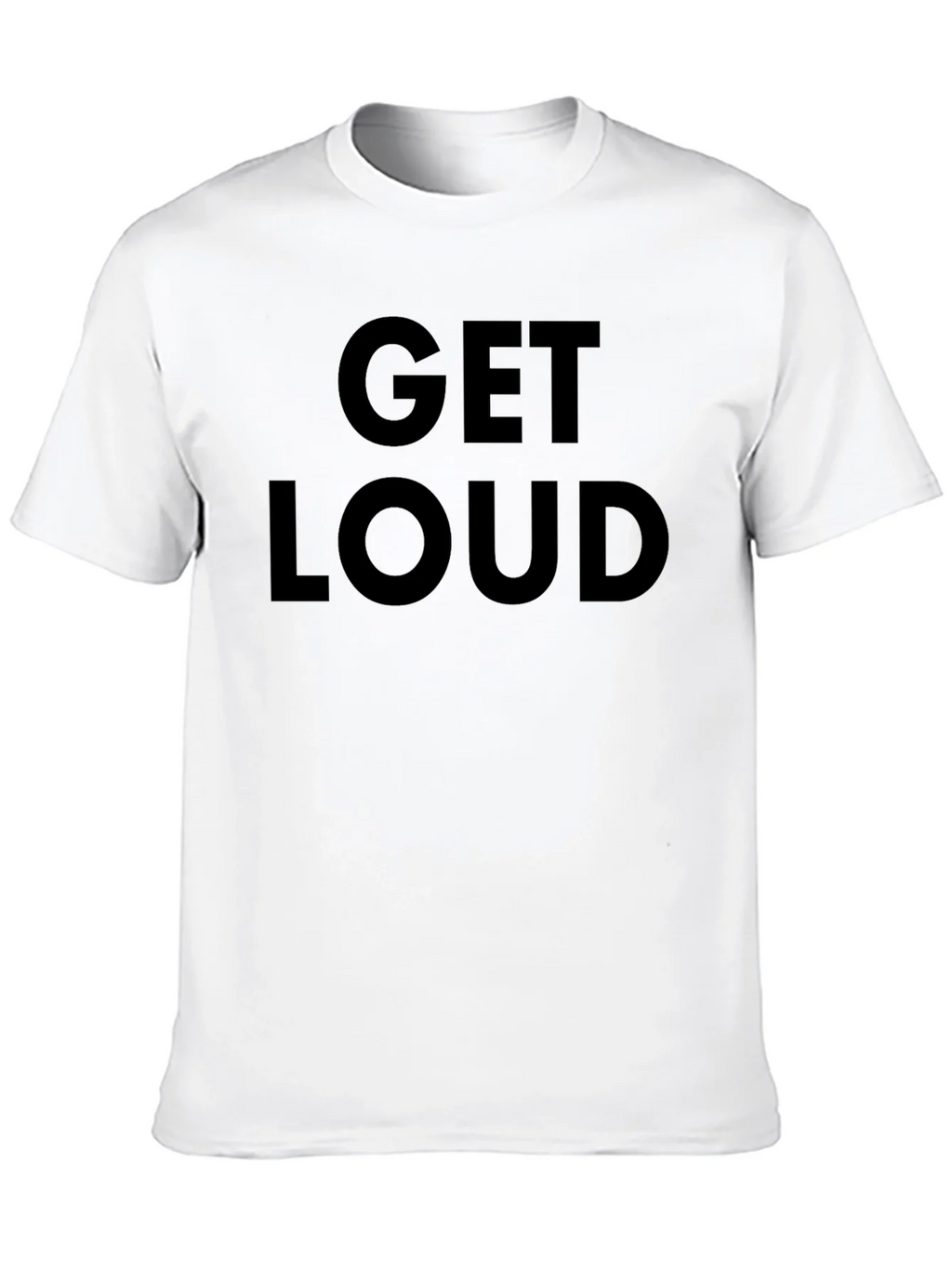 Get Loud Graphic Tee - Black Cotton T-Shirt product image 8