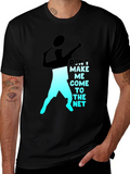 Tennis Player Graphic T-Shirt - Dont Make Me Come To The Net product image 1