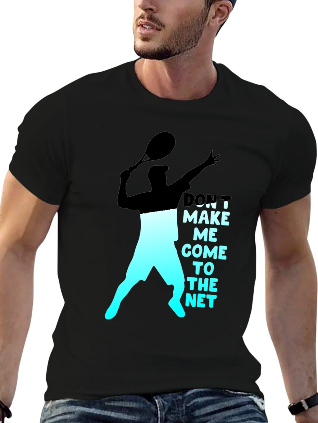 Tennis Player Graphic T-Shirt - Dont Make Me Come To The Net product image 6